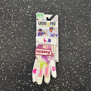 New Franklin Grow Batting Gloves White XXS 11849-S000035238
