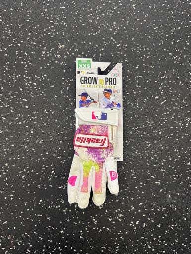 New Franklin Grow Batting Gloves White XXS 11849-S000035238