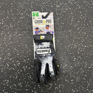 New Franklin BB Grow Batting Gloves Black LG 11849-S000035233