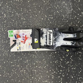 New Franklin BB Grow Batting Gloves Black MD 11849-S000035226