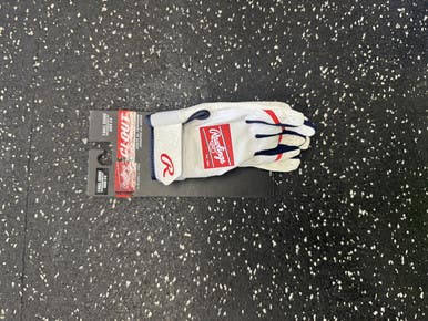 New Rawlings BB Clout Batting Gloves White Youth 11849-S000035212