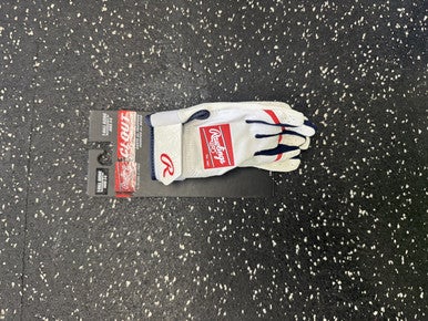 New Rawlings BB Clout Batting Gloves White Youth 11849-S000035212