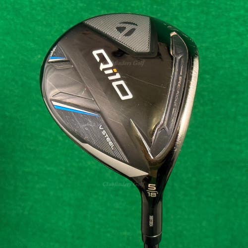 TaylorMade Qi10 V-Steel 18 Fairway Wood 5 Ventus Blue TR FW 6-R Regular w/ HC