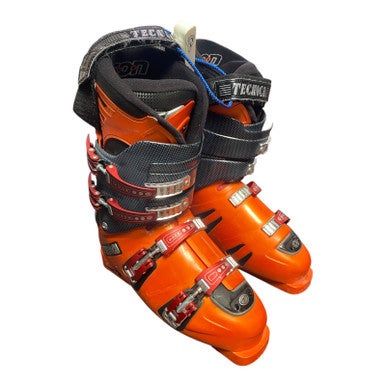 Used Tecnica ICON TNT CARBON Mens DH Ski Boot Orange 285 MP - M10.5 - W11.5 11375-S000372197