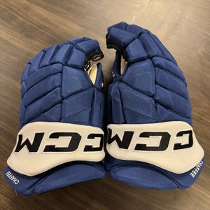 #21 MITCHELL CHAFFEE Used CCM Gloves 14" Pro Stock (Set 2)