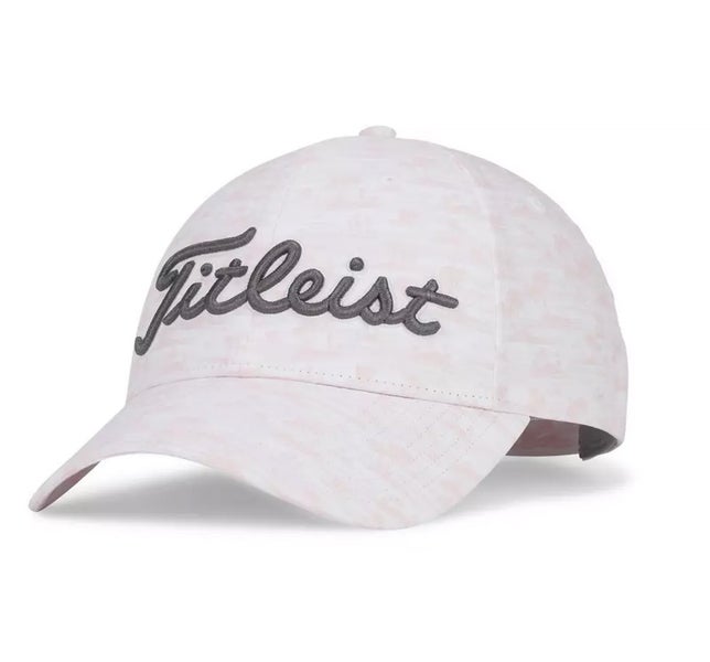 NEW Titleist Diego Performance Light Pink/Charcoal Snapback Golf Hat/Cap