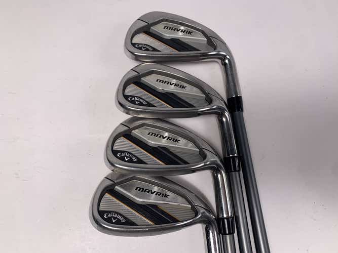 Callaway Mavrik Iron Set 7-PW Project X Catalyst 65 5.5 Regular Graphite Mens RH