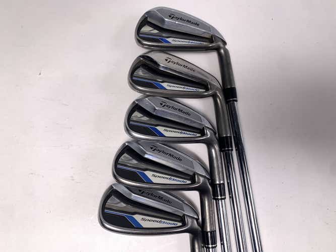 TaylorMade Speedblade HL Iron Set 6-PW SpeedBlade Uniflex Steel Mens RH