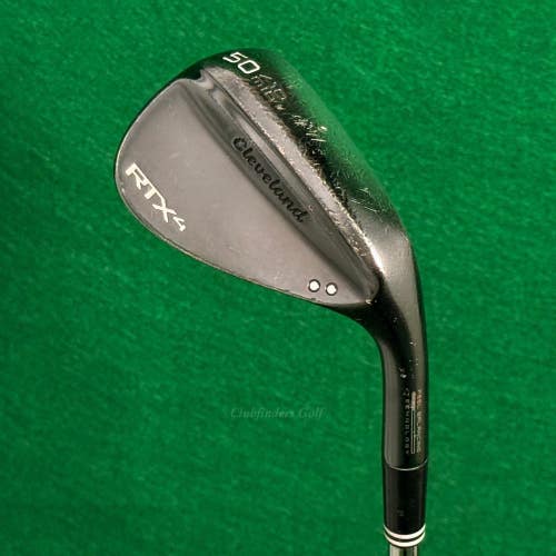 Cleveland RTX-4 Black Satin Mid 50-10 50 Gap Wedge DG S400 TI Steel Stiff