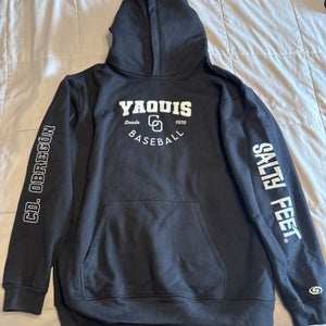 Yaquis de Obregón (LAMP) Large Beige “Salty Feet” Hooded Sweatshirt