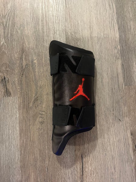 Black and Red Jordan Leg Guard RHH Adult
