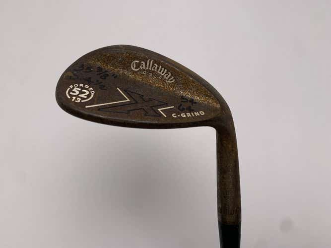 Callaway Forged X Raw Gap Wedge GW 52* 13 Bounce C-Grind Pure Wedge Mens RH