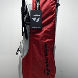 Taylormade Flex Tech Superlite 24 Stand Bag Red 4-Way Divide Strap Golf Bag NEW
