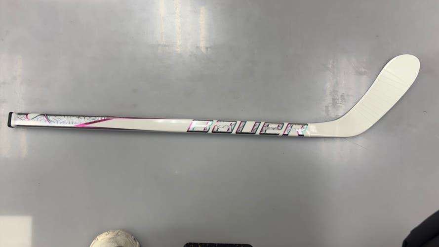White Bauer PROTO2 Left Hand Hockey Stick **NEW**
