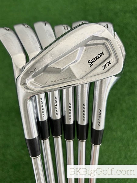 LH Srixon ZX7 Mkii Forged Iron Set 4-P / Dynamic Gold X100 Extra Stiff +1