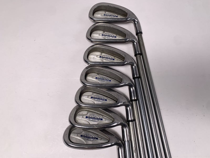 Callaway X-14 Iron Set 5-PW+GW Steelhead X-14 Gems Stiff Steel Mens RH