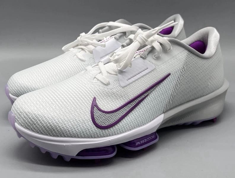 Nike Air Zoom Infinity Tour Next 2 Golf Shoes FD0217-102 PURPLE NWOB VARIOUS SZ Nike Golf Air Zoom Infinity Tour NEXT% 2 Shoes - White/Smoke  main image 3