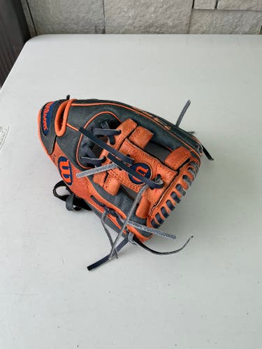 Orange Wilson A450 RH Baseball Glove 9.5" (Used)