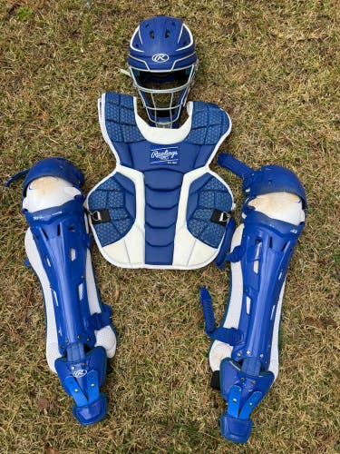 Blue Rawlings Mach Catcher's Set