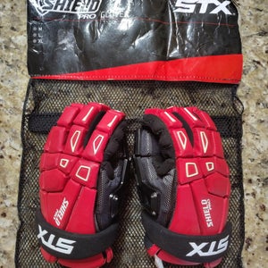 FREE SHIPPING! NEW (other) Red STX Shield Pro Goalie Gloves 13" Large