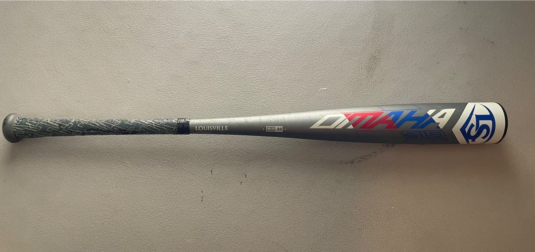Louisville Slugger Omaha Alloy Bat (-3) 27 oz 30" (Used)