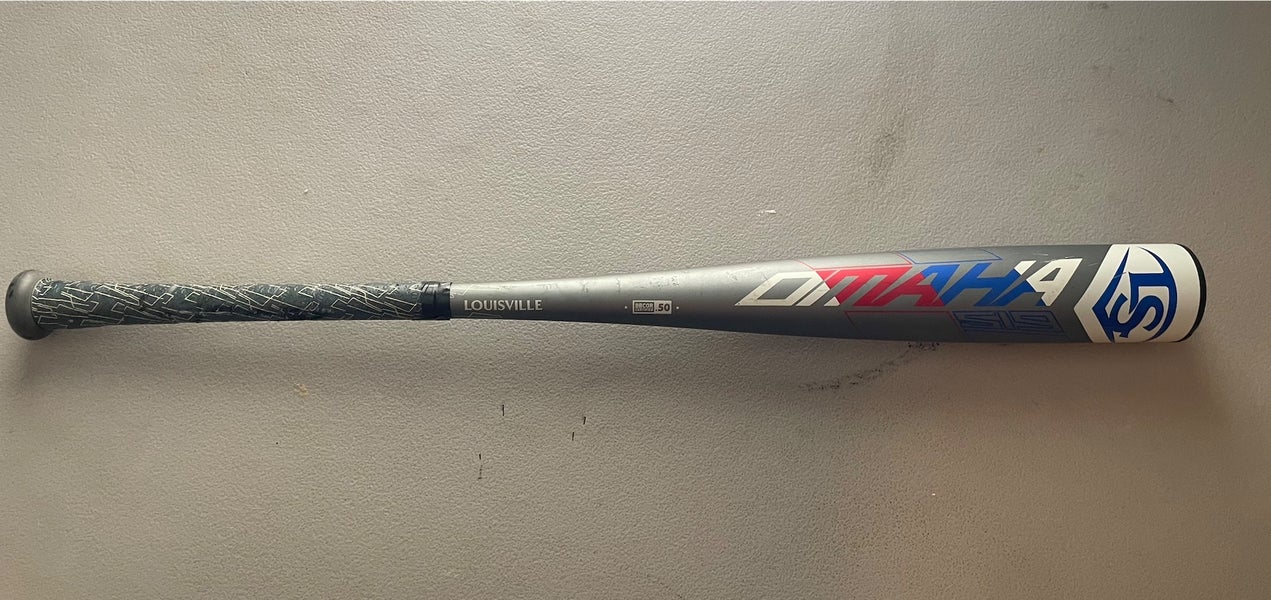 Louisville Slugger Omaha Alloy Bat (-3) 27 oz 30" (Used)