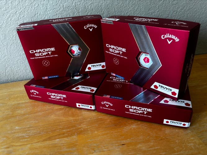 Callaway Chrome Soft Balls 48 Pack Trivius Technology (4 Dozen) (New)