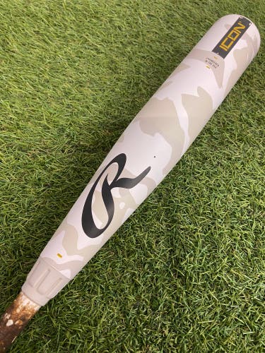 2025 Rawlings Icon Composite Bat USSSA Certified (-10) Composite 18 oz 28" (Used)