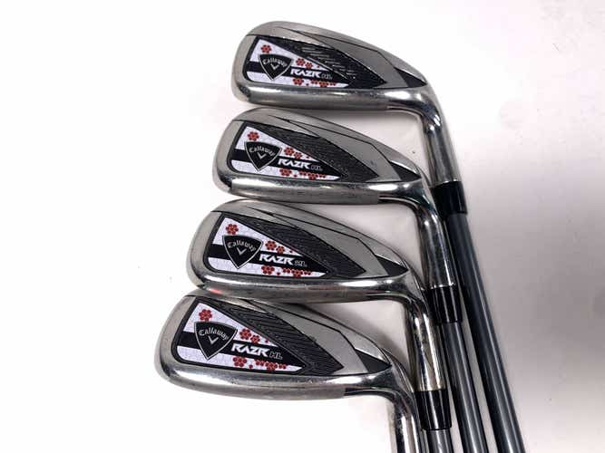 Callaway Razr HL Iron Set 8-PW+GW 50g Ladies Graphite Womens RH