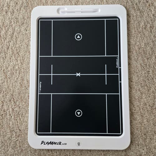 20" Playmaker LCD Men's Field Lacrosse Coaching Board with Carrying Case
