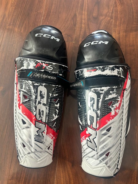 Junior CCM JetSpeed FT6 13" Shin Pads (Used)