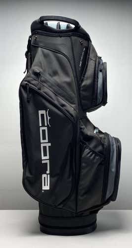 Cobra Lightweight Cart Bag Black 14-Way Divide Single Strap Golf Bag