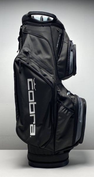 Cobra Lightweight Cart Bag Black 14-Way Divide Single Strap Golf Bag