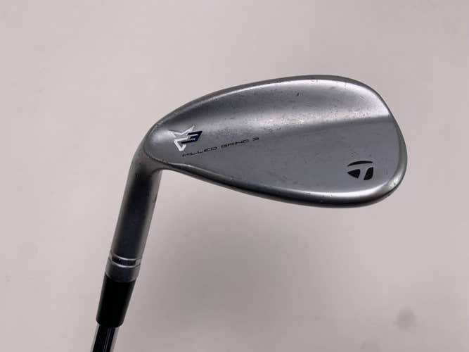 TaylorMade Milled Grind 3 Raw Chrome Gap Wedge GW 52* DG S200 Stiff Mens LH