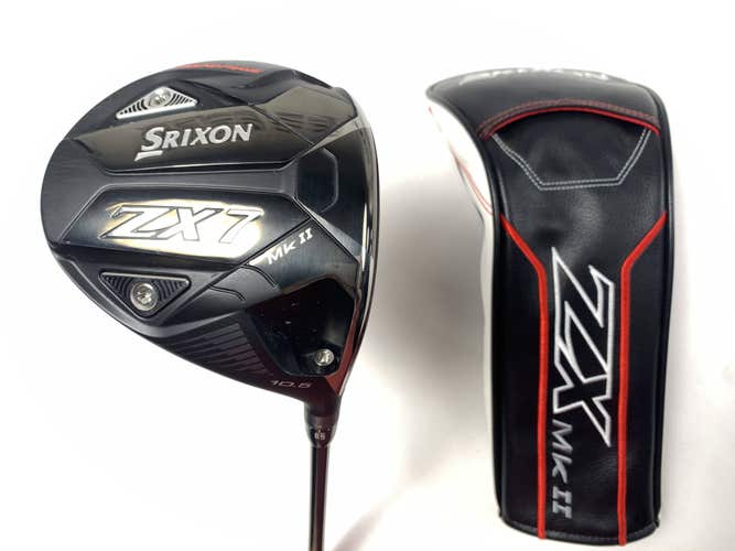 Srixon ZX7 MKII Driver 10.5* HZRDUS 5.5 Gen 4 Dual Torsional Regular RH HC