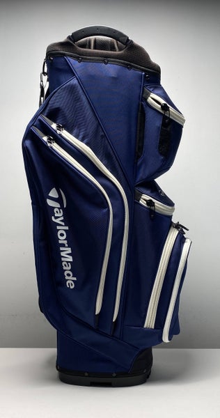 Taylormade Lightweight Cart Bag Navy 15-Way Divide Single Strap Golf Bag