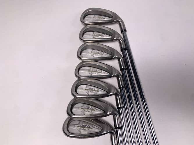 Callaway X-14 Iron Set 4-PW Steelhead X-14 Gems Regular Steel Mens RH