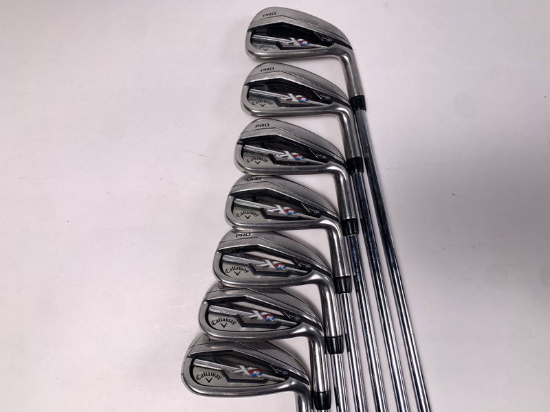 Callaway XR Pro Iron Set 4-PW Project X Rifle Precision 5.5 Regular Mens RH
