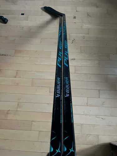 NEW 2 PACK P92 77 Flex Senior Bauer Pulse Left Handed Hockey Sticks