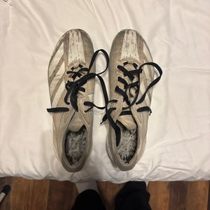 White Men's Size M 11.5 (W 12.5) Adult Adidas Molded Cleats Cleats (Used)
