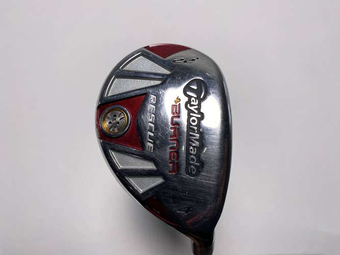 TaylorMade Burner Rescue 4 Hybrid 22* REAX SuperFast 65g Regular Mens RH