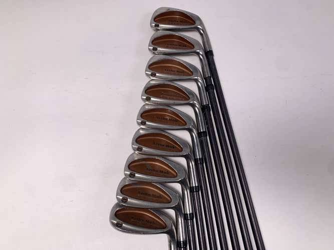 TaylorMade Burner Oversize Iron Set 3-PW+SW Bubble R-80 Plus Regular Mens RH