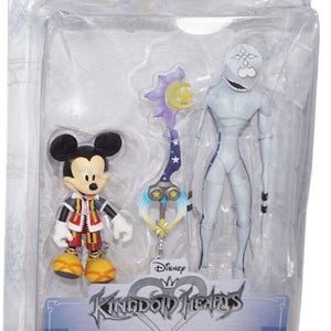 Damaged Box - Vintage Disney Kingdom Hearts - Mickey & Dusk Toy Figure Pack 2017