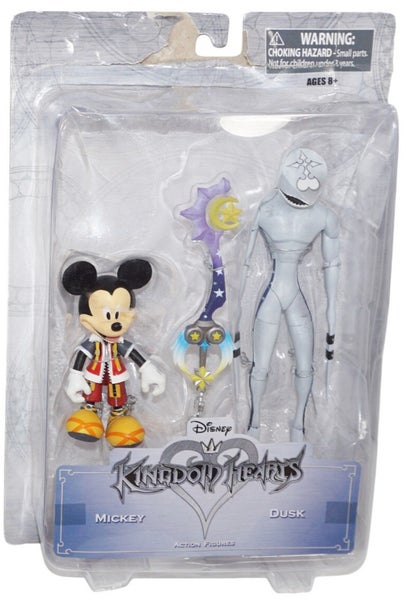 Damaged Box - Vintage Disney Kingdom Hearts - Mickey & Dusk Toy Figure Pack 2017