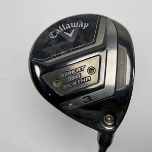 Callaway Great Big Bertha 23 3 Fairway Wood 15* UST Mamiya Helium 5F2 Senior RH