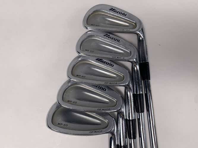 Mizuno MP 60 Iron Set 6-PW True Temper Dynamic Gold S300 Stiff Steel Mens RH