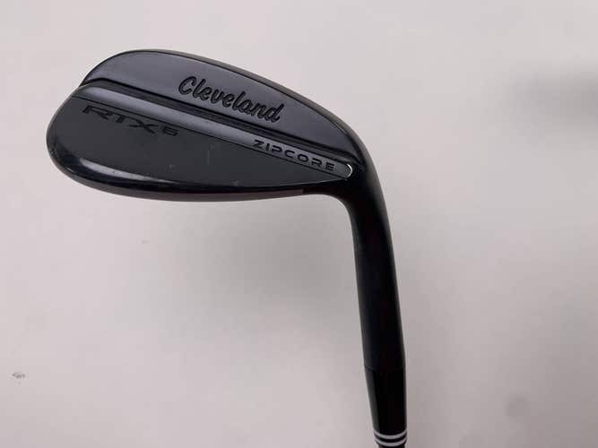 Cleveland RTX 6 ZipCore Black Satin Lob Wedge LW 56* 10 80g Wedge Mens RH NEW