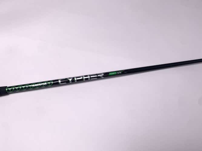 Project X Cypher Forty 5.5 40g Regular Graphite Fairway Wood Shaft 42.25"-PXG
