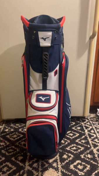 Mizuno Red white and blue cart bag