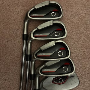 Men's Wilson SGI Left Hand Iron Set Regular Flex Steel Shaft (Used)